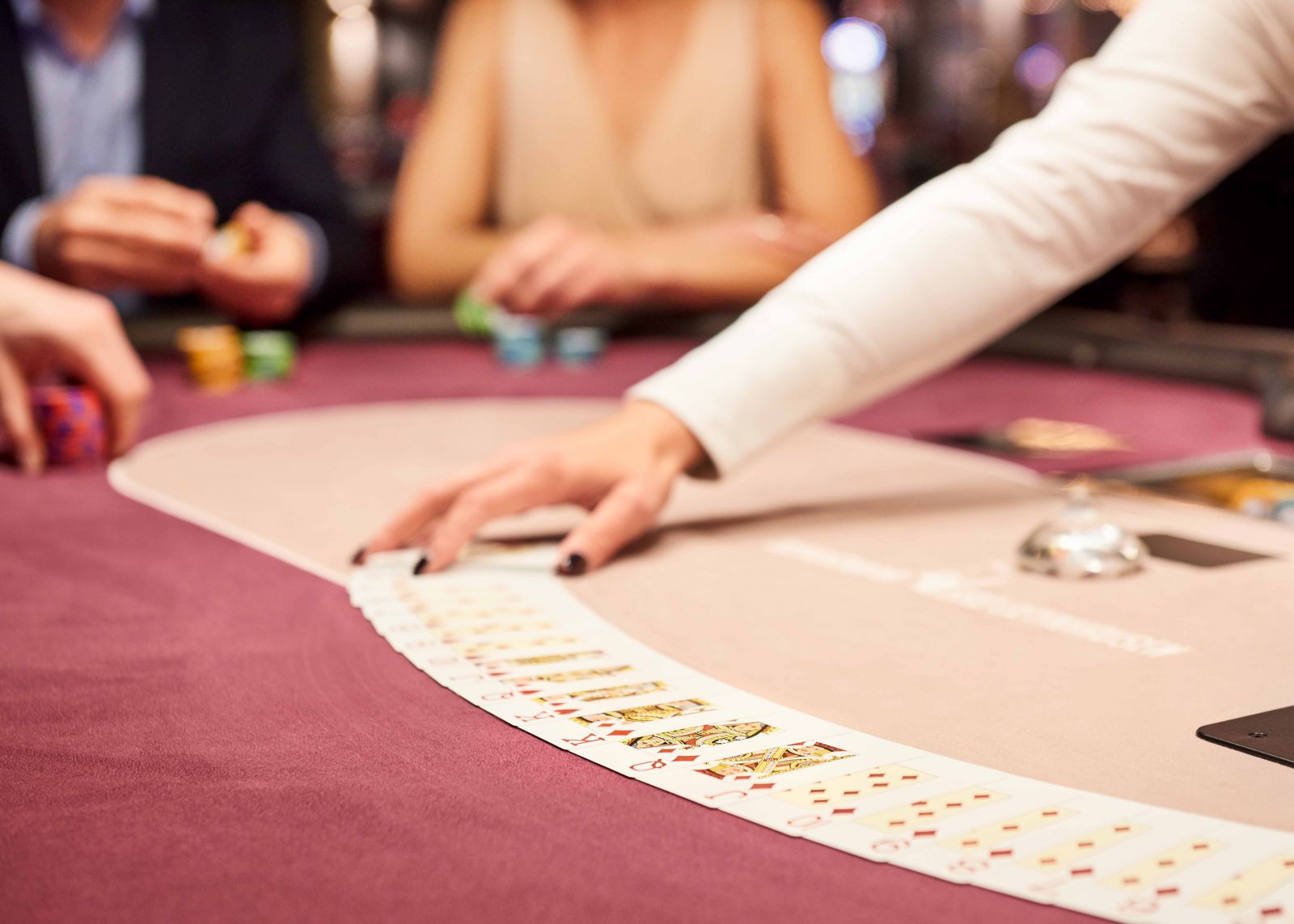 Spieltisch mit Karten MERKUR CASINO Bad Oeynhausen